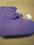 Kinder - Bettsocken Hellviolett