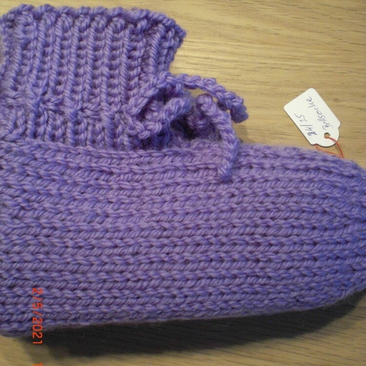 Kinder - Bettsocken Hellviolett