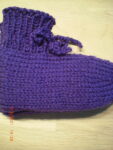 Kinder - Bettsocken Dunkelviolett