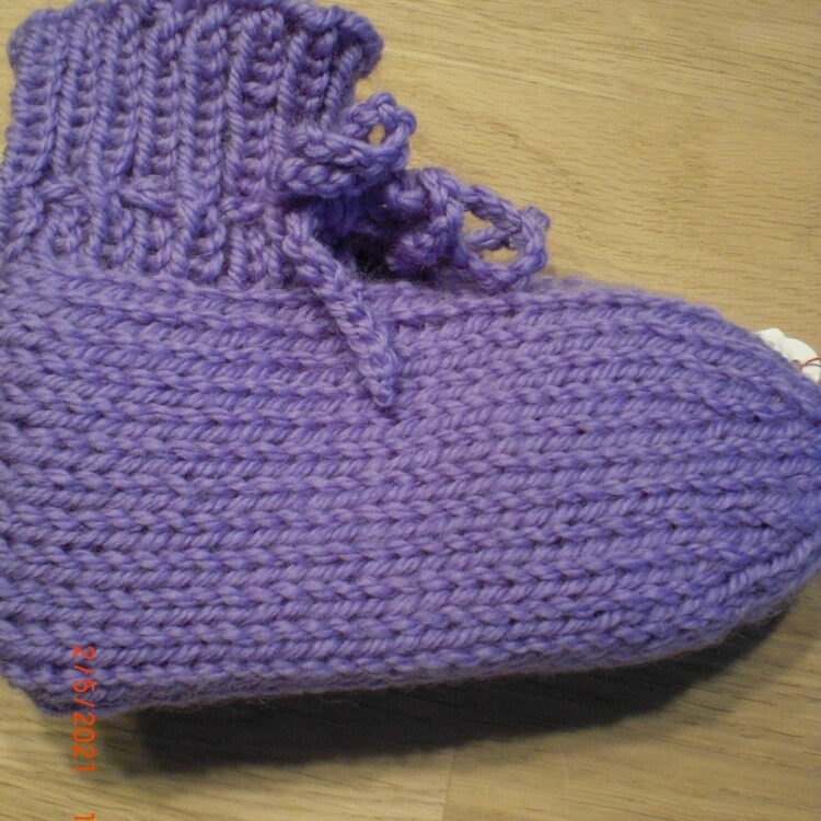 Kinder - Bettsocken Hellviolett